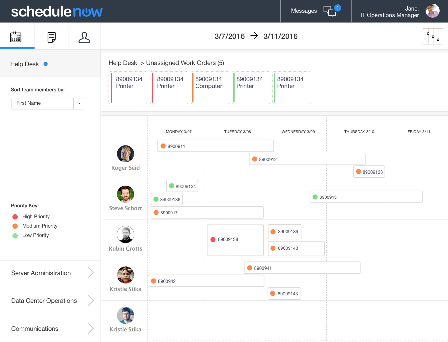 Servicenow It Scheduler Concept